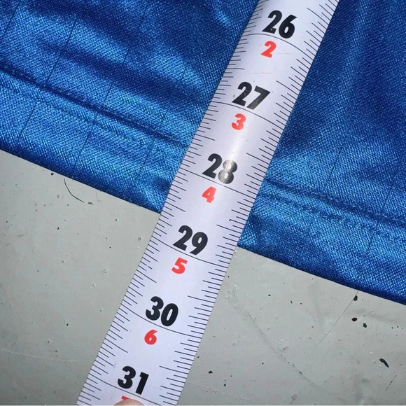 Men’s Vintage 80’s Cache Creek Athletic Brand Blue Jersey Zipper Polo Size: L - Picture 14 of 14